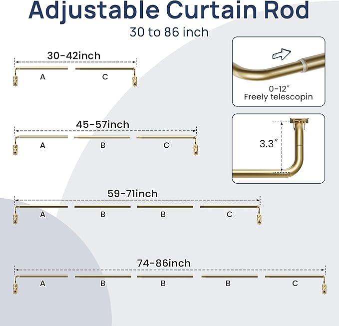 ENJOYBASICS Blackout Curtain rod - Image 5