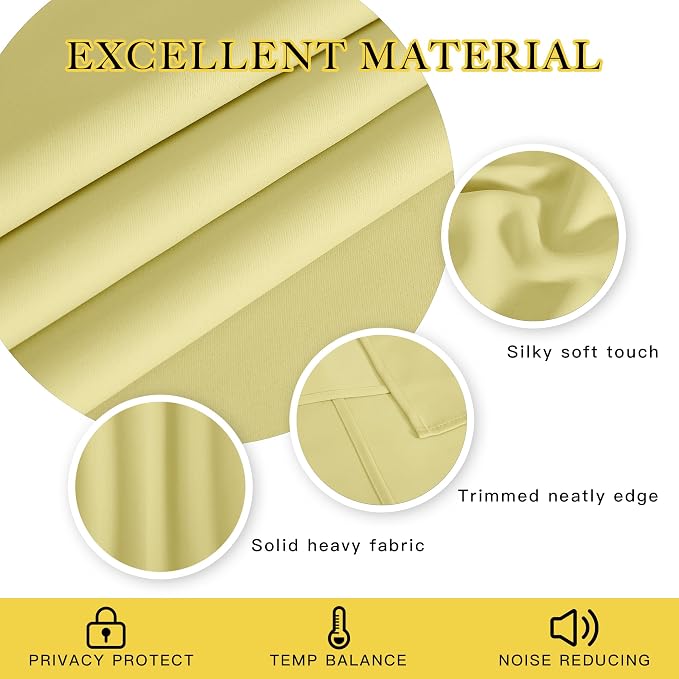 NICETOWN Sliding Door Curtain 108 Inches Long - Image 2
