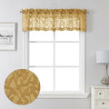 Lecloud Leia Dark Gold Sheer Valance by Lecloud