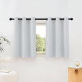 NICETOWN Greyish White Room Darkening Curtains Blackout 36 inch Curtains by NICETOWN
