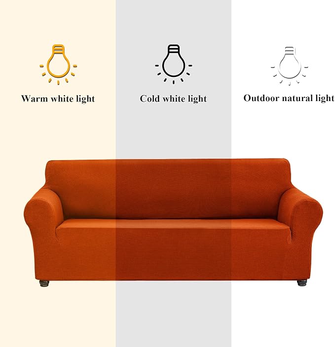Joccun Stretch Loveseat Couch Cover, 1-Piece Sofa Cover - Image 3