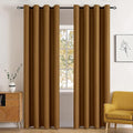 MIULEE Blackout Room Darkening Curtains Thermal Insulated Drapes Solid Window by MIULEE