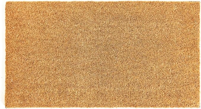 KANKUN Coco Coir Door Mat with Heavy Duty Backing, Welcome Doormat, Doormat by KANKUN