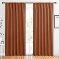 NICETOWN 2 Panels Blackout Curtains, Rod Pocket Thermal Insulated Drapes 84 by NICETOWN