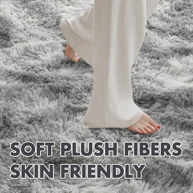 10x14 Ft Extra Large Shag Rugs for Living Room, Ultra Soft Fluffy Furry Area - Image 4