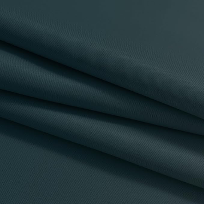 Yakamok Greyish White and Stone Blue Ombre Curtains, Light Blocking Curtains - Image 7