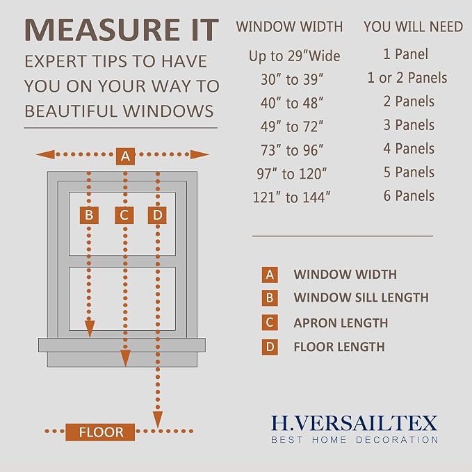 H.VERSAILTEX Blackout Patio Curtains 100 x 96 Inches - Image 7