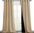 NICETOWN Living Room Completely Shaded Draperies, Privacy Protection & Noise by NICETOWN
