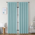 Simplebrand Ava Aqua Blackout Curtains by Simplebrand