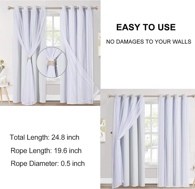 Curtain Tiebacks Ropes - Image 5