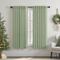 Sage Green Curtains 38 Inch Width by Pitalk