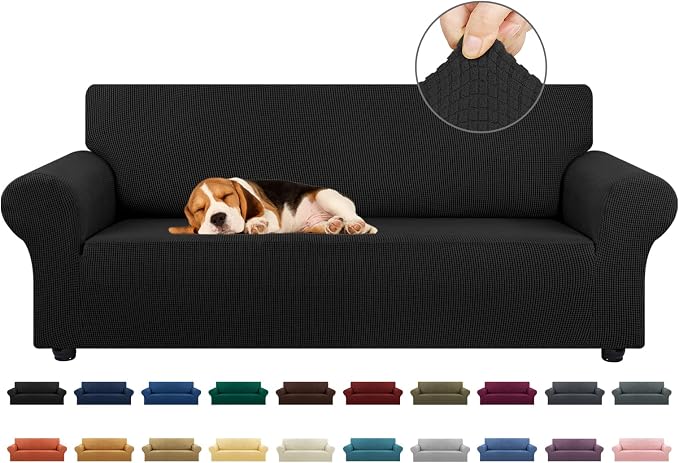 KEKUOU Stretch Sofa Cover Slipcover ，Couch Covers by KEKUOU