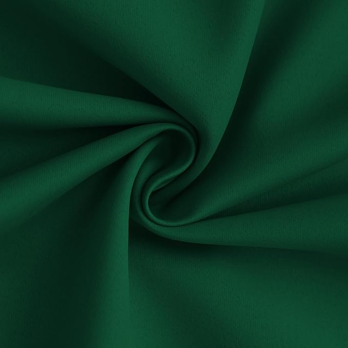 Yakamok 100% Blackout Curtain Panels 63 inches Cold and Light Blocking Drapes - Image 3
