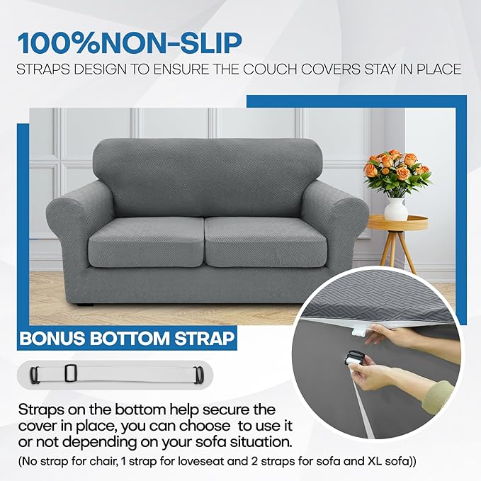 XINEAGE 2026 New 4 Pieces Couch Covers - Image 5