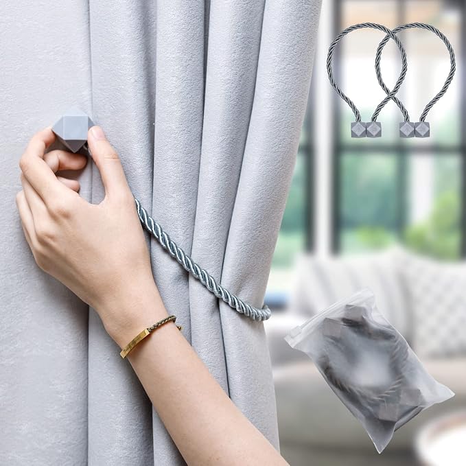 NazTur Magnetic Curtain Tiebacks- Upgrade 2022 - Image 6