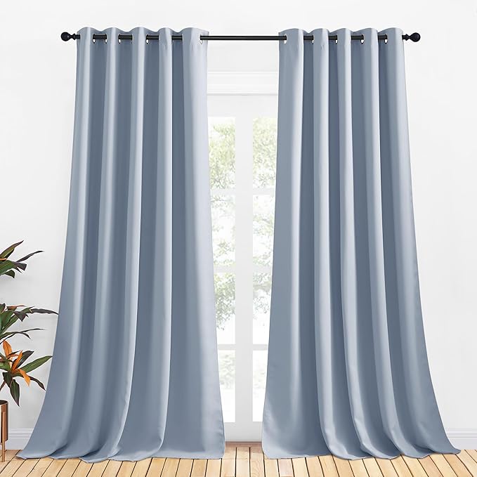 NICETOWN Bedroom Curtains Blackout Drapery Panels, 2 Panels, 70 x 108 inches by NICETOWN