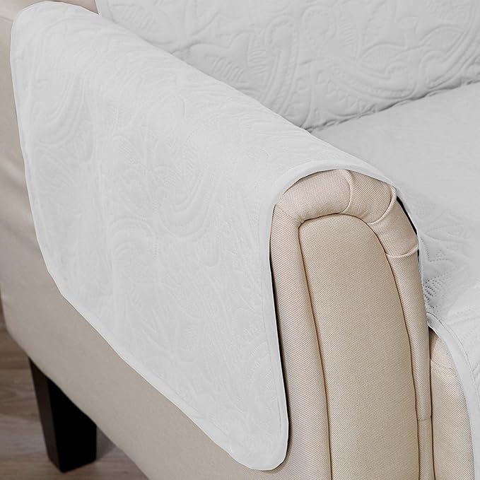 Great Bay Home Reversible Loveseat Cover - Image 4