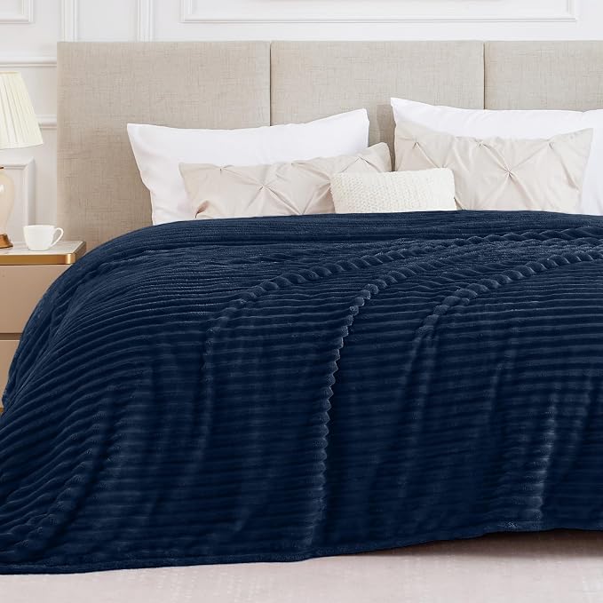 BEDELITE Blankets Queen Size for Bed, 300GSM Soft & Warm Fleece Blanket by BEDELITE