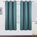 LEMOMO Sea Teal Thermal Blackout Curtains/42 x 72 Inch/Set of 2 Panels Room by Lemomo