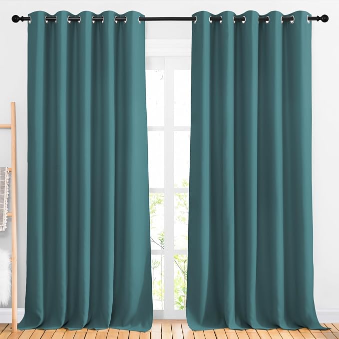 NICETOWN Blackout Sea Teal Curtains by NICETOWN