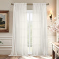 Aiyufeng Voile Sheer Ivory Curtains by Aiyufeng