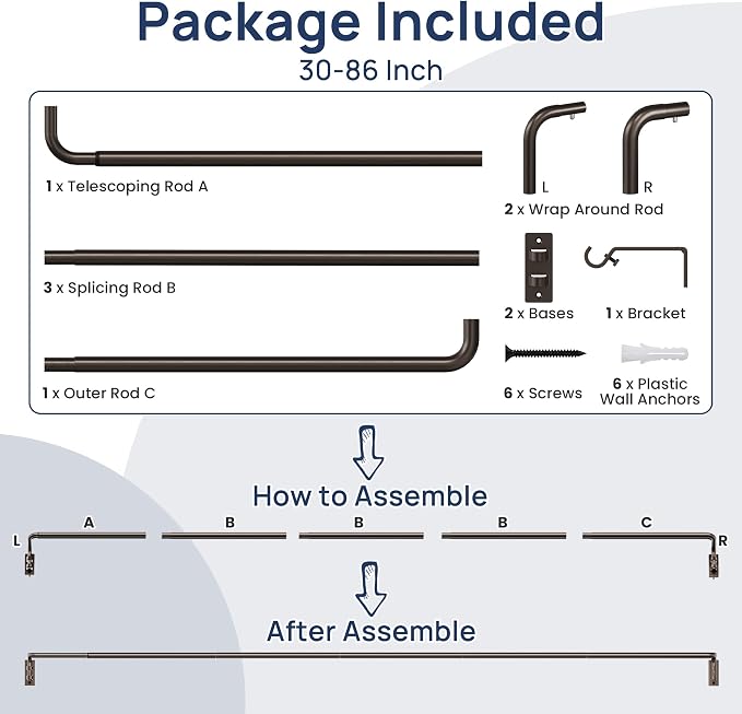 ENJOYBASICS Blackout Curtain rod - Image 8