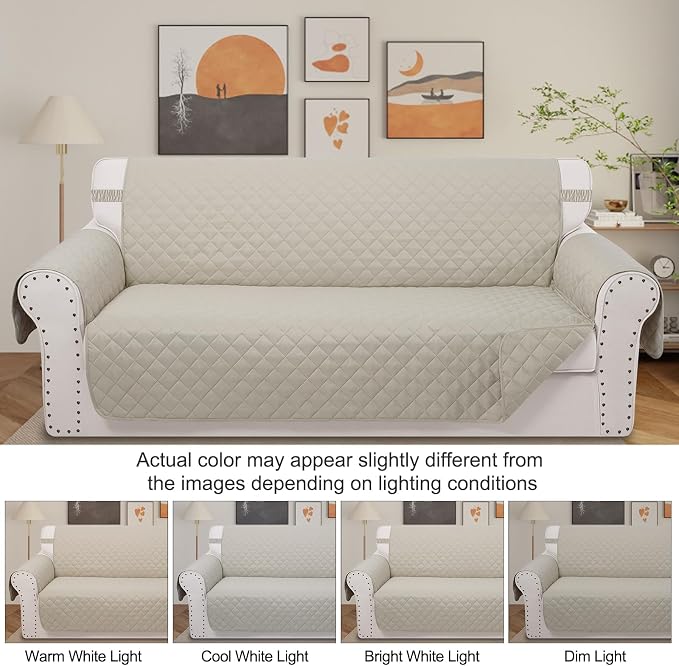 Recliner Chair Covers Reversible Sofa Couch Cover - Image 8