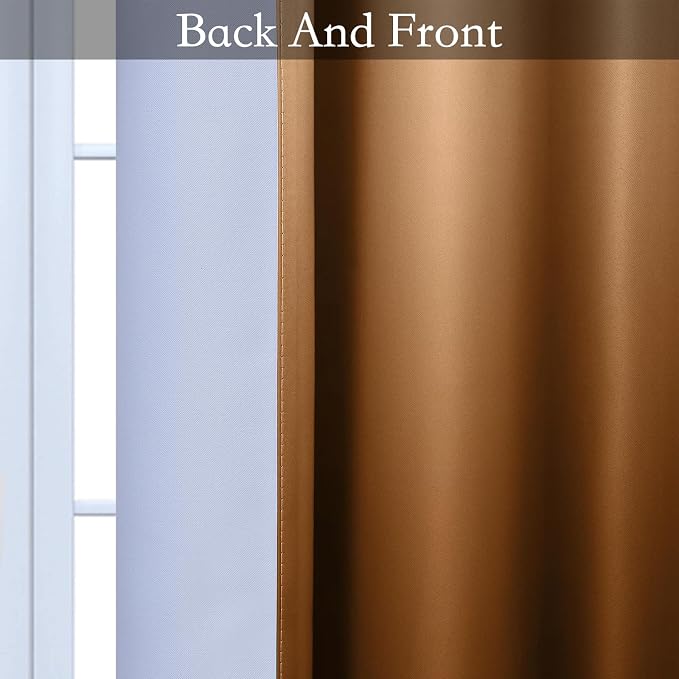 SimpleHome Ombre Room Darkening Curtains - Image 3