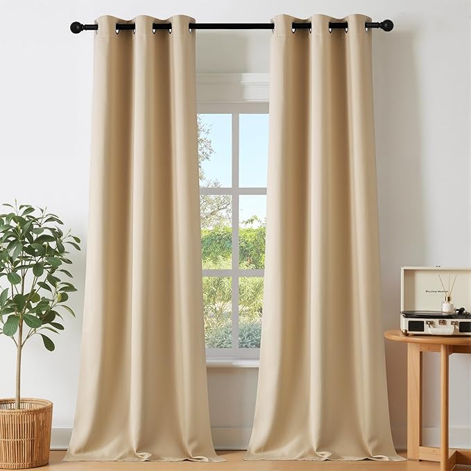 NICETOWN 80 inch Curtains Privacy by NICETOWN