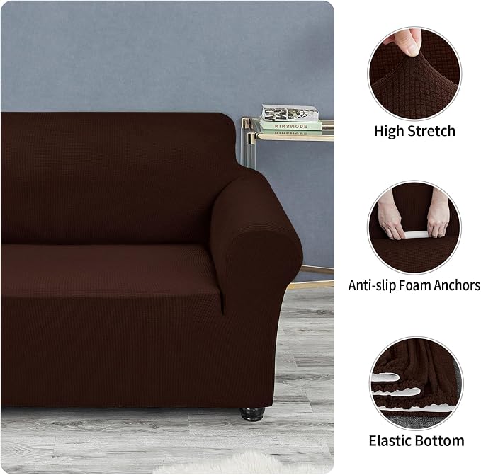 Joccun Stretch Chair Couch Cover, 1-Piece Sofa Slipcover Spandex Fabric Sofa - Image 4