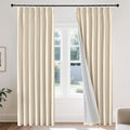 Joydeco Pinch Pleated Linen Curtains by JOYDECO