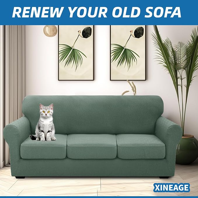 XINEAGE New 4 Pieces Couch Covers - Image 2