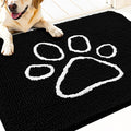 OLANLY Dog Door Mat for Muddy Paws 32x20, Paw Print Design, Absorbs Moisture by OLANLY
