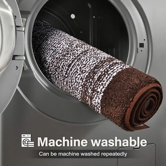 48x24 Long Bathroom Rugs Washable Non Slip, Soft Absorbent Quick Dry Mats - Image 9