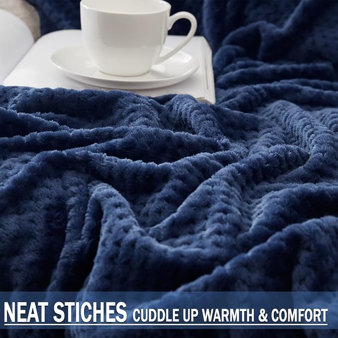 Exclusivo Mezcla Fleece Bed Blanket King Size, Super Soft and Warm Blankets - Image 6