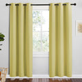 NICETOWN Paler Yellow Room Darkening Curtains by NICETOWN