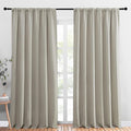 NICETOWN 2 Panels Blackout Curtains, Rod Pocket Thermal Insulated Drapess by NICETOWN