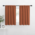 NICETOWN Blackout Curtains for Living Curtains, Burnt Orange, 2 Panels by NICETOWN