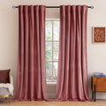 MIULEE Velvet Curtains 90 inches 2 Panels by MIULEE