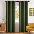 MIULEE Blackout Room Darkening Curtains Thermal Insulated Drapes Solid Window by MIULEE