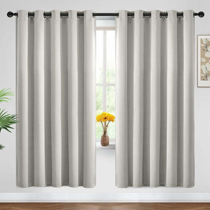 Yakamok Blackout Curtains Room Darkening Thermal Insulated Window Panels by Yakamok