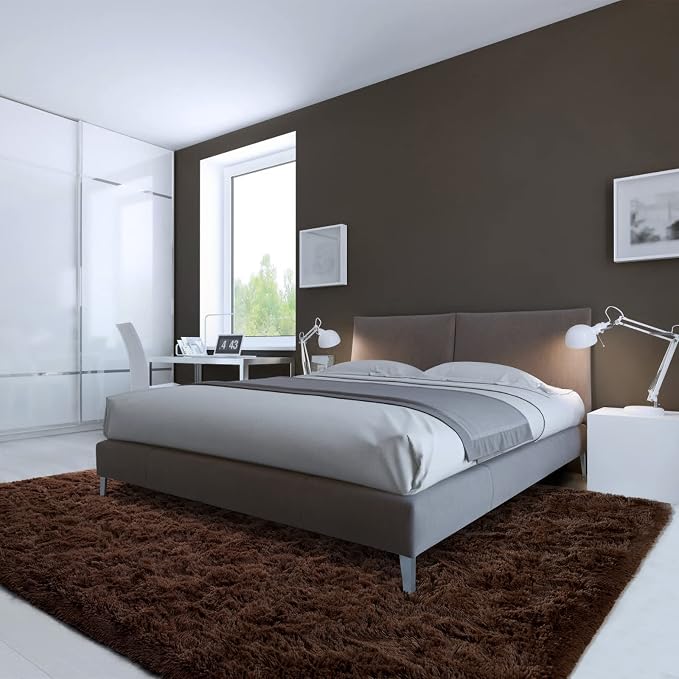 LOCHAS Ultra Soft Indoor Modern Area Rugs Fluffy Living Room Carpets - Image 2