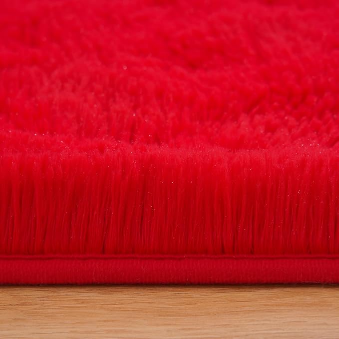 Amearea Premium Soft Area Rug 4x5.3 Feet, Modern Fluffy Rugs - Image 9