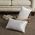 GIGIZAZA White Velvet 12x20 Lumbar Decorative Throw Pillow Covers Cases by GIGIZAZAFocusingonhomedecoration