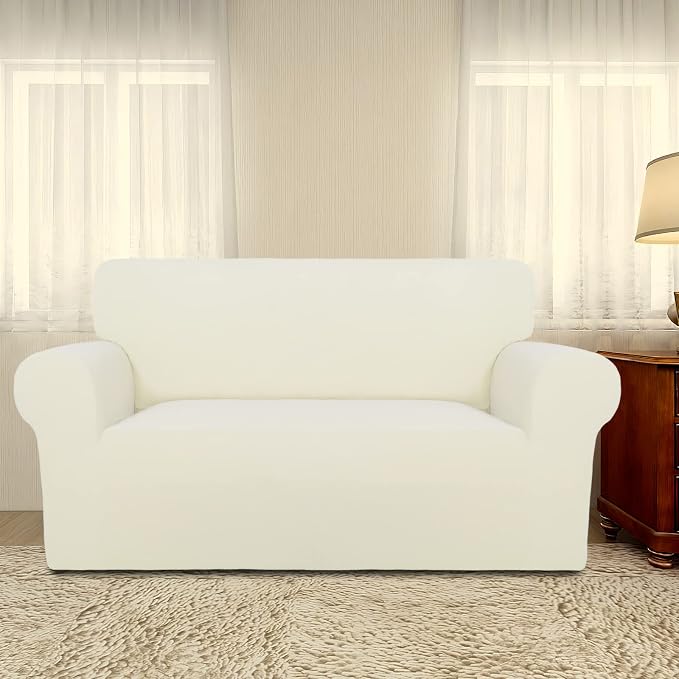 PureFit Super Stretch Sofa Slipcover – Spandex Non Slip Soft Couch Sofa Cover - Image 2