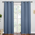 NICETOWN Triple Weave Thermal Insulated Ring Top Blackout Window Curtains by NICETOWN