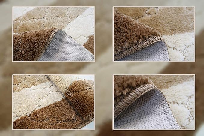 10 Ft Long Beige Kitchen Hallway Runner Rug, Non-Slip Washable 2'2" X 10' - Image 5