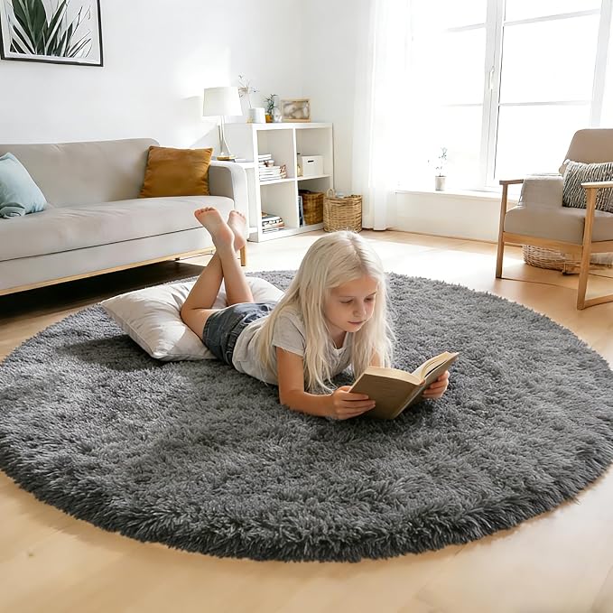 yulidayang Fluffy Round Area Rugs - Image 2