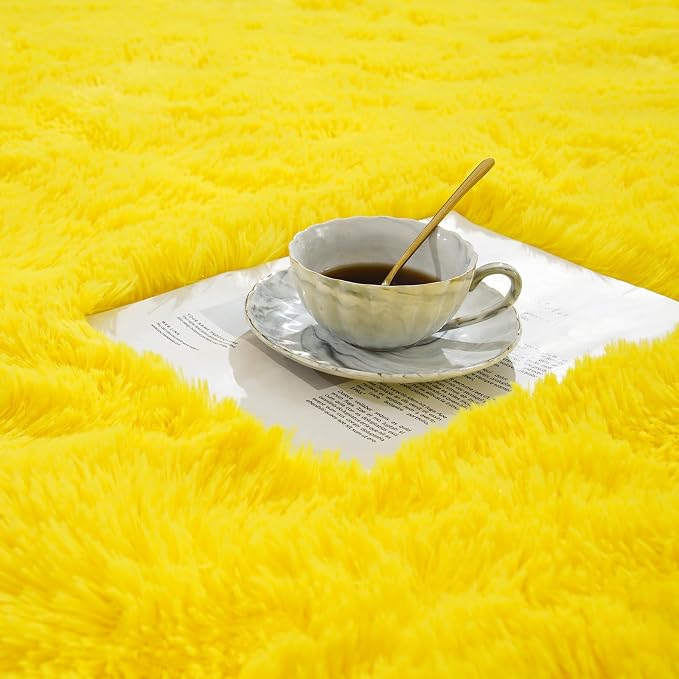 Amearea Premium Soft Fluffy Rug Modern Shag Carpet, 9x12 Feet, Fuzzy Shaggy Rugs - Image 8