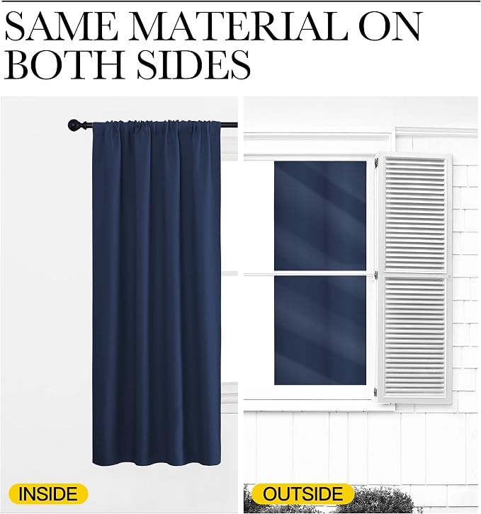 NICETOWN RV Blackout Curtains for Camper Windows, Kitchen Curtains, Short - Image 6